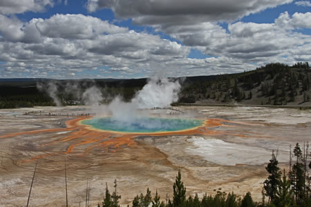 Midway Geyser Basin Yellowstone NPS Photo by Neal Herbert